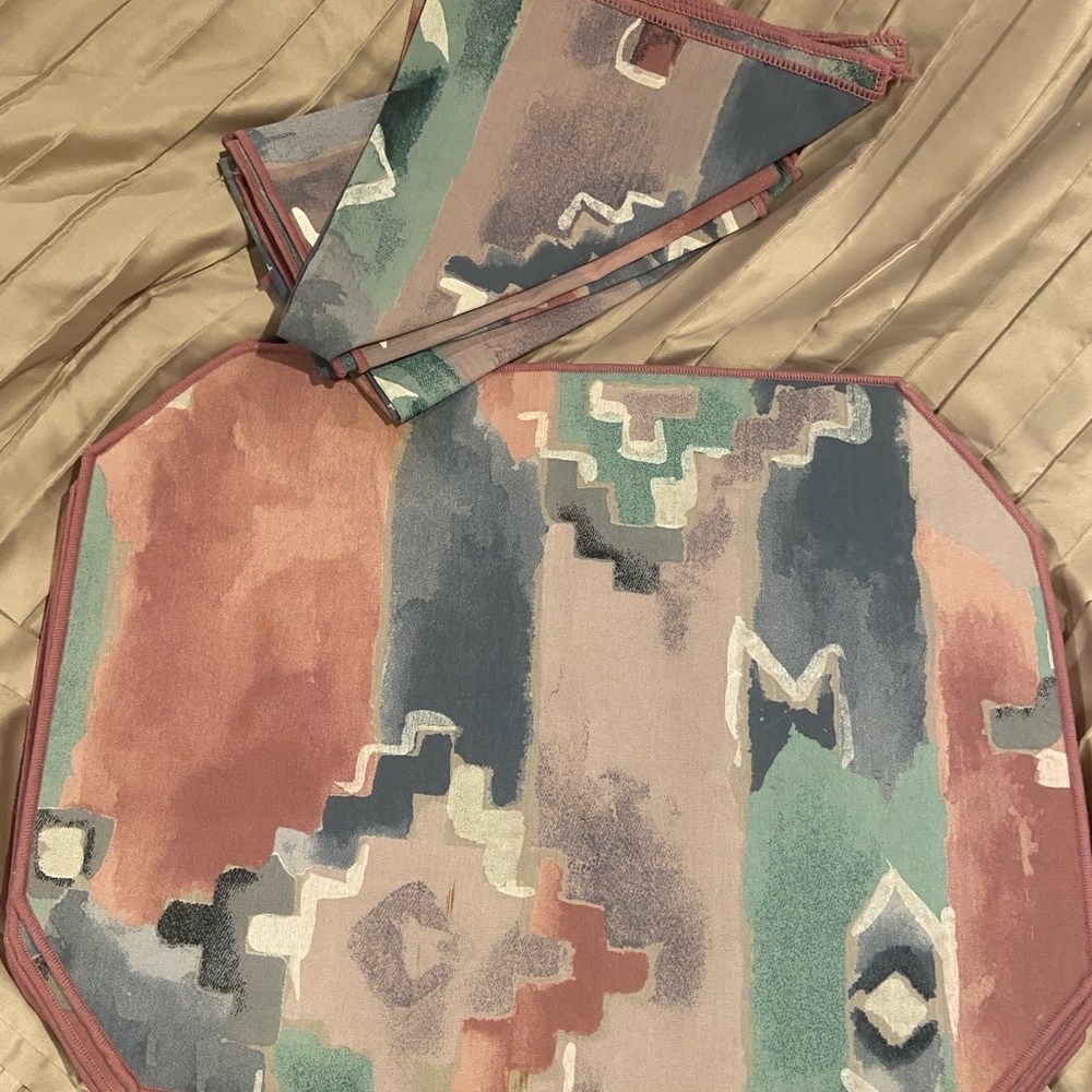 Southwestern Geometric Placemats